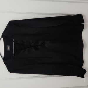 Liu Jo Black Longsleeve Blouse Size Medium